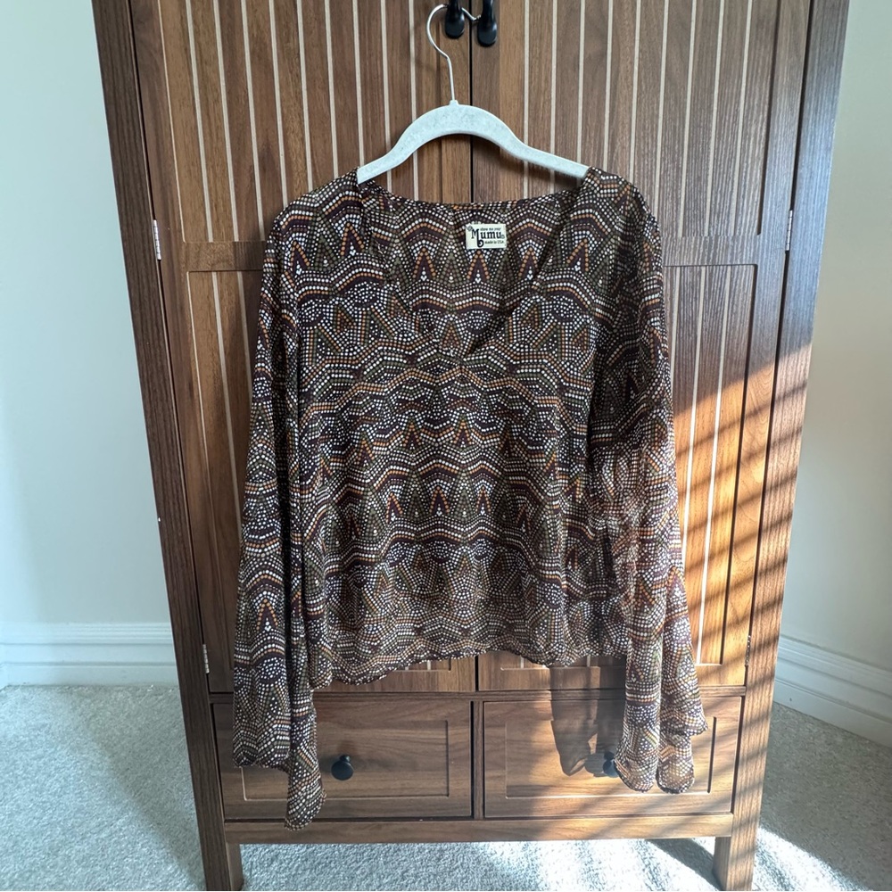 Show Me Your Mumu Bell Sleeve Top